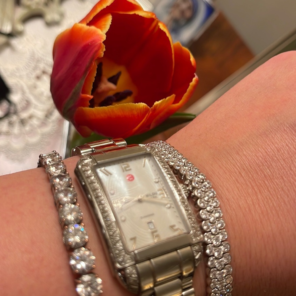 JTV Charles Winston Bella Luce Tennis Bracelet
